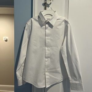 Boys Calvin Klein Size 8 White Dress Shirt